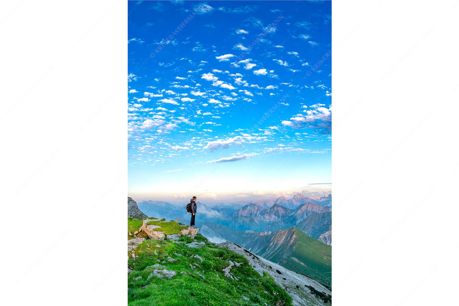 Bellvedere – Seitenverhältnis 2:3 — Schafreiter Wolkenstimmung im Karwendel Blick vom Schafreuter auf den Karwendelhauptkamm