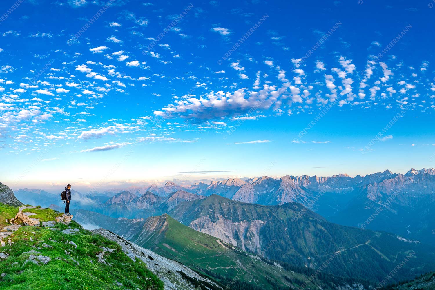 Bellvedere – Seitenverhältnis 3:2 — Schafreiter Wolkenstimmung im Karwendel Blick vom Schafreuter auf den Karwendelhauptkamm