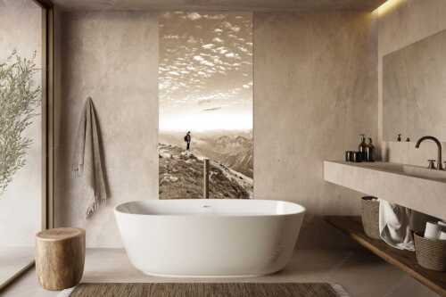 Blick vom Schafreuter auf den Karwendelhauptkamm - Bellvedere - Größe ca. 100x200cm, Seitenverhältnis 1:2 - Schafreiter Wolkenstimmung im Karwendel - weitere Infos unter https://www.kriner-weiermann.de