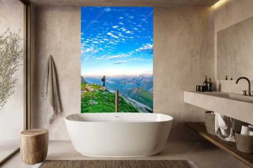 Blick vom Schafreuter auf den Karwendelhauptkamm - Bellvedere - Größe ca. 160x240cm, Seitenverhältnis 2:3 - Schafreiter Wolkenstimmung im Karwendel - weitere Infos unter https://www.kriner-weiermann.de