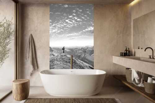 Blick vom Schafreuter auf den Karwendelhauptkamm - Bellvedere - Größe ca. 160x240cm, Seitenverhältnis 2:3 - Schafreiter Wolkenstimmung im Karwendel - weitere Infos unter https://www.kriner-weiermann.de