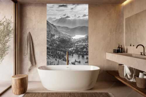 Die Abendsonne streicht noch über den Alpsee und Schloss Neuschwanstein - Die Schlösser - Größe ca. 160x240cm, Seitenverhältnis 2:3 - Schloss Neuschwanstein - weitere Infos unter https://www.kriner-weiermann.de