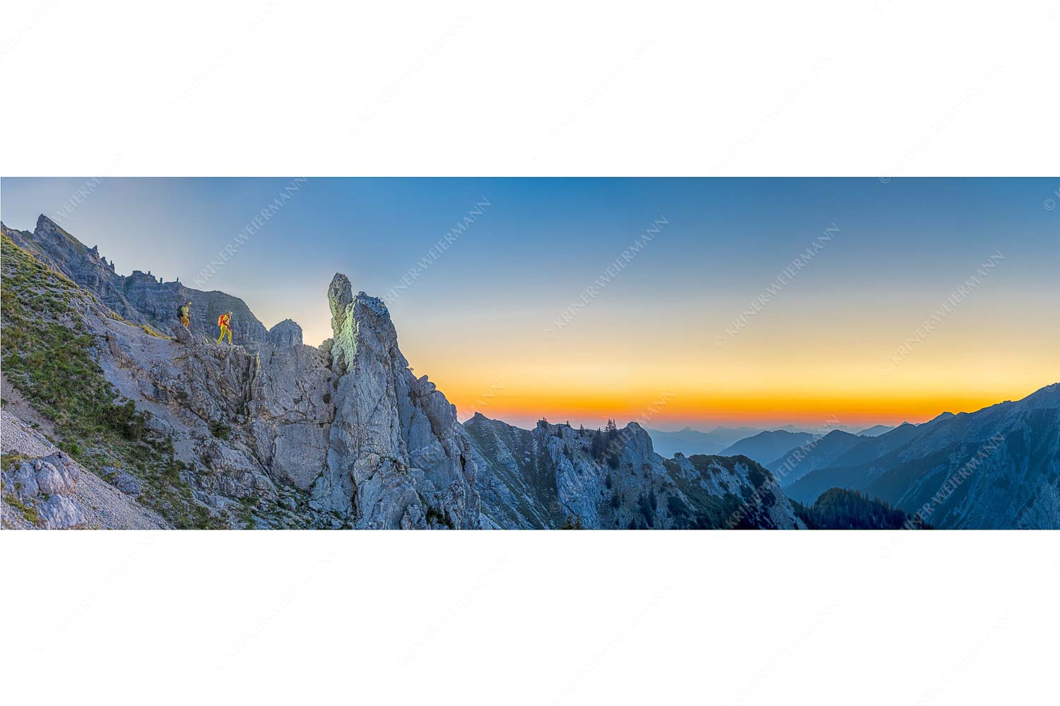 Ein wunderbarer Morgen – Seitenverhältnis 3:1 — Wandern im Soierngebirge Unterwegs im Soierngebiet bei Sonnenaufgang