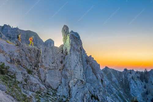 Unterwegs im Soierngebiet bei Sonnenaufgang - Ein wunderbarer Morgen - Seitenverhältnis 3:2 - Wandern im Soierngebirge - weitere Infos unter https://www.kriner-weiermann.de