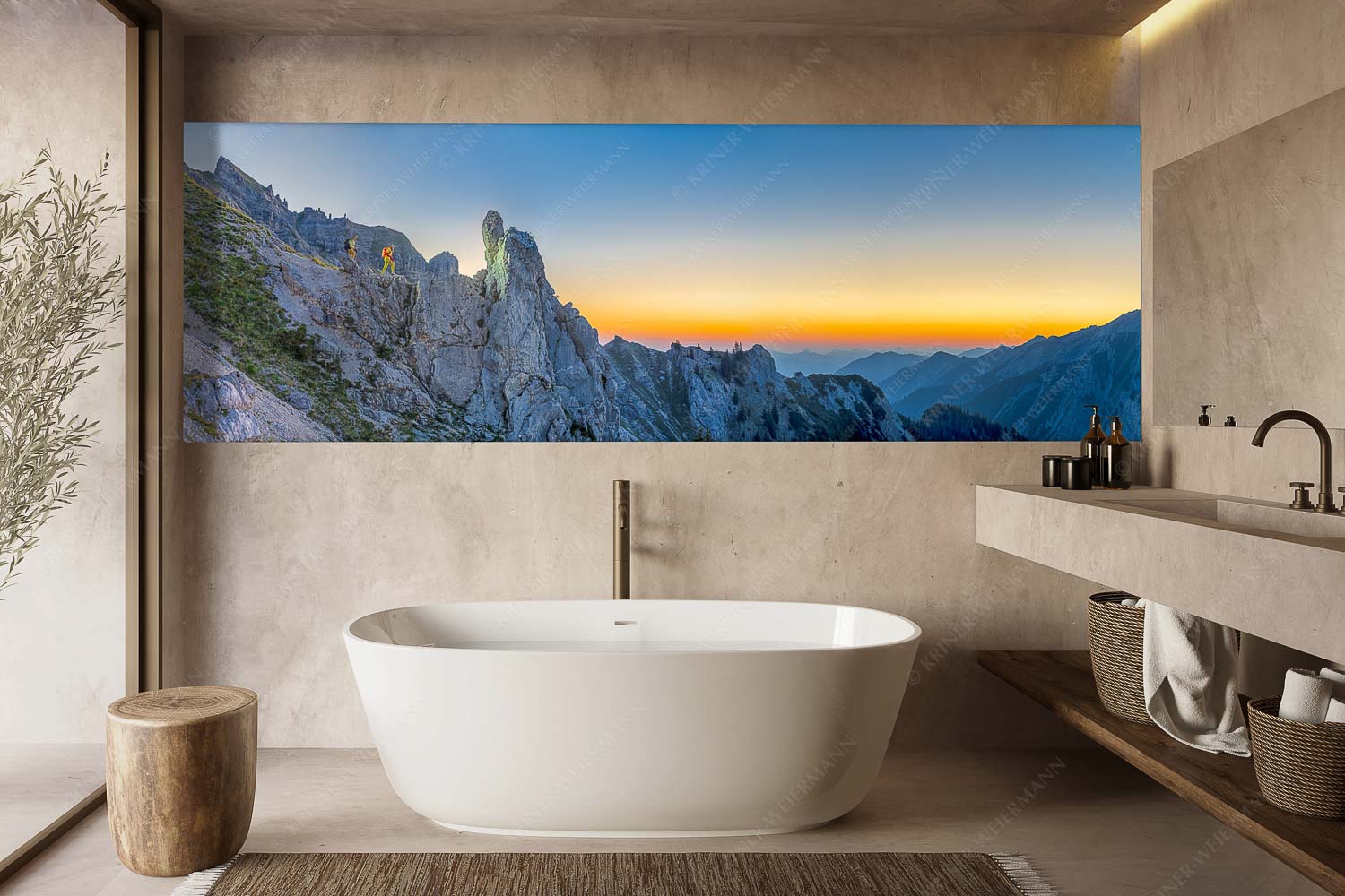 Ein wunderbarer Morgen – Größe ca. 300x100cm, Seitenverhältnis 3:1 — Wandern im Soierngebirge Unterwegs im Soierngebiet bei Sonnenaufgang - Ein wunderbarer Morgen - Größe ca. 300x100cm, Seitenverhältnis 3:1 - Wandern im Soierngebirge - weitere Infos unter https://www.kriner-weiermann.de