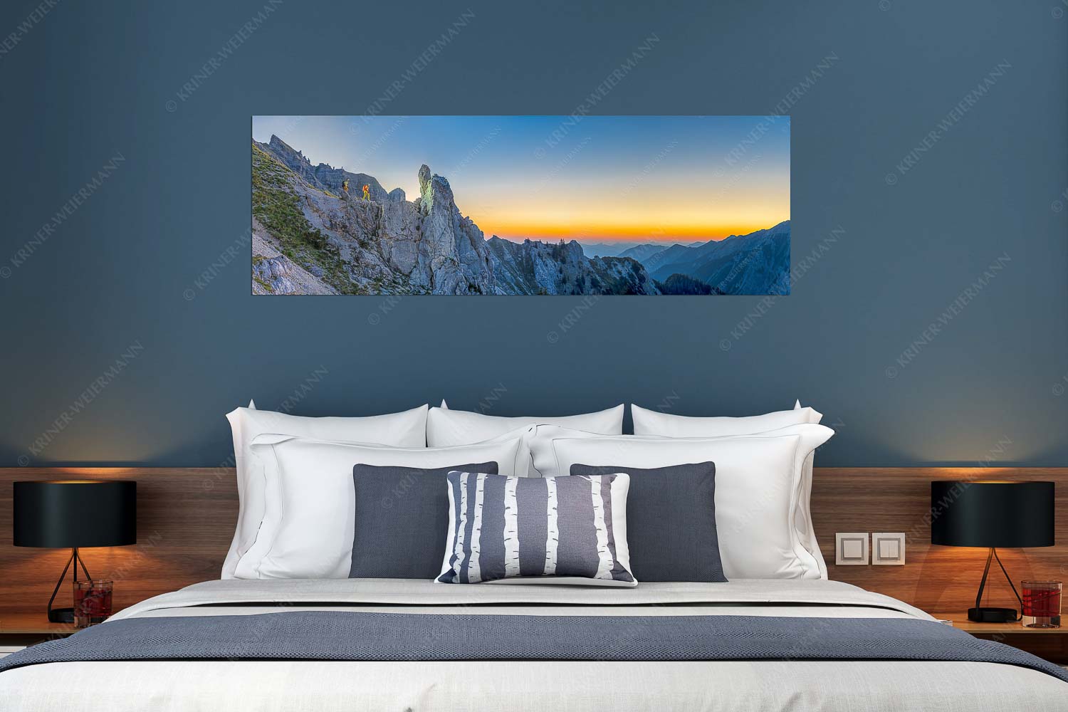 Ein wunderbarer Morgen – Größe ca. 180x60cm, Seitenverhältnis 3:1 — Wandern im Soierngebirge Unterwegs im Soierngebiet bei Sonnenaufgang - Ein wunderbarer Morgen - Größe ca. 180x60cm, Seitenverhältnis 3:1 - Wandern im Soierngebirge - weitere Infos unter https://www.kriner-weiermann.de