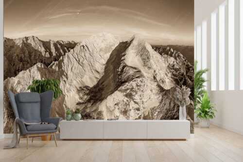 Blick ins Grieskar, Hohen Blassen und Alpspitze im Wettertsteingebirge - Gaifgrat - Größe ca. 300x200cm, Seitenverhältnis 3:2 - Hohen Blassen und Alpspitze - weitere Infos unter https://www.kriner-weiermann.de