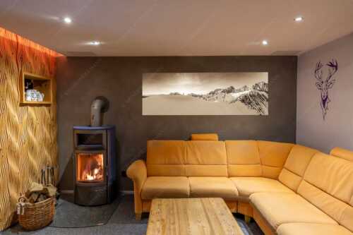 Winterliche Wanderung auf der Wettersteinsüdseite - Grandiose Kulisse - Größe ca. 180x60cm, Seitenverhältnis 3:1 - Winterwanderung zum Scharnitzjoch im Wetterstein - weitere Infos unter https://www.kriner-weiermann.de