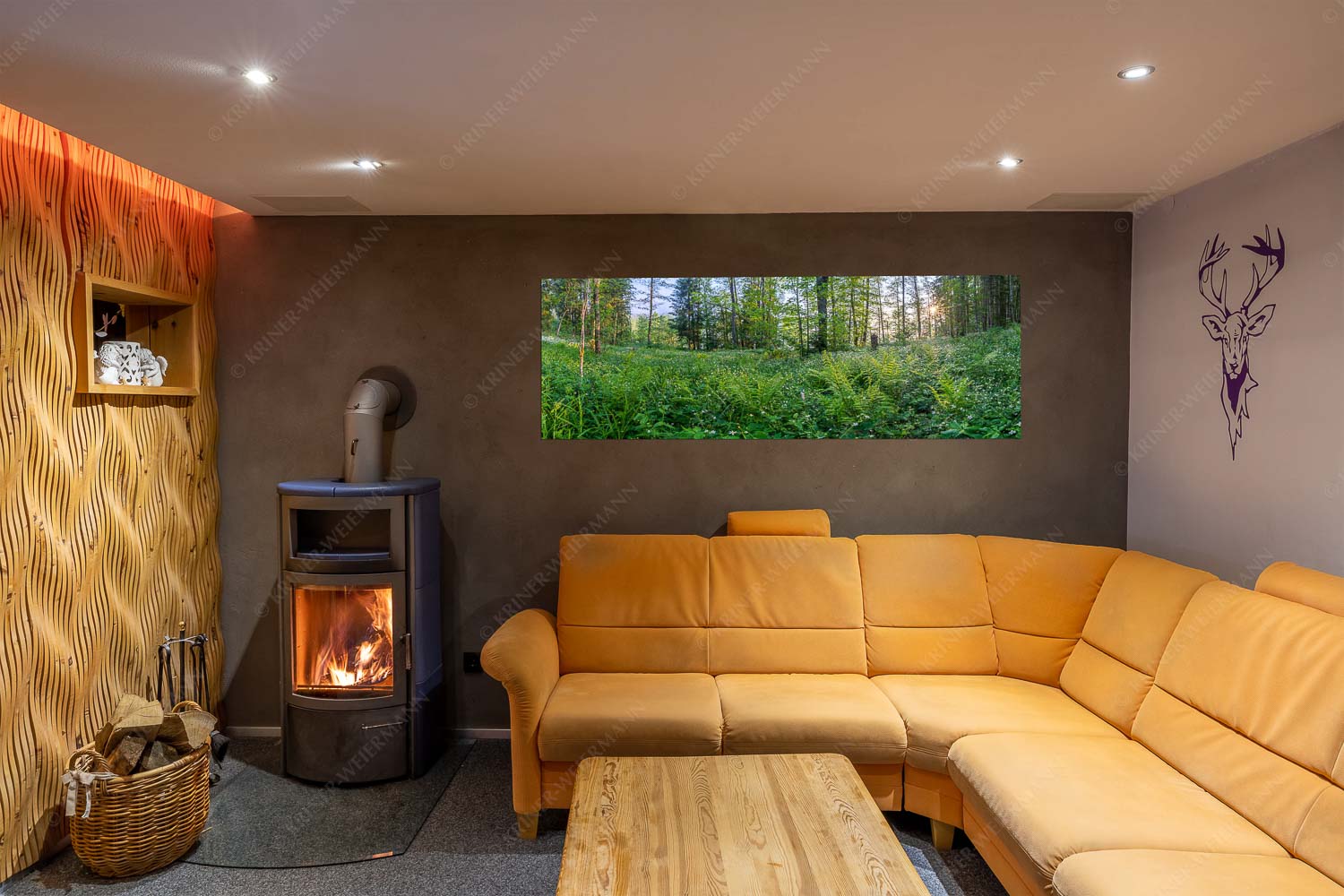 Grüner Teppich – Größe ca. 180x60cm, Seitenverhältnis 3:1 — Morgenstimmung am Barmsee Dichtes Grün im Frühlinng an den Uferregionen von Barmsee und Grubsee - Grüner Teppich - Größe ca. 180x60cm, Seitenverhältnis 3:1 - Morgenstimmung am Barmsee - weitere Infos unter https://www.kriner-weiermann.de