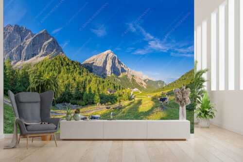 Jungvieh auf der Hallerangeralm mit Speckkar- und Lafatscherspitze im Karwendelgebirge - Halleranger Almweide - Größe ca. 300x200cm, Seitenverhältnis 3:2 - Speckkar und Lafatscher im Karwendel - weitere Infos unter https://www.kriner-weiermann.de