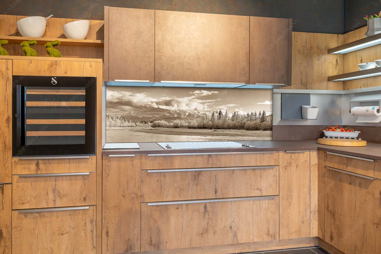 Heimliches Wahrzeichen III – Größe ca. 180x60cm, Seitenverhältnis 3:1 — Isar mit Arnspitzen Blick über die Isar bei Wallgau zum Wettersteingebirge und den Arnspitzen - Heimliches Wahrzeichen III - Größe ca. 180x60cm, Seitenverhältnis 3:1 - Isar mit Arnspitzen - weitere Infos unter https://www.kriner-weiermann.de