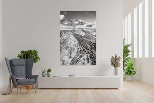 Blick über Krapfenkarspitze zur Soiernspitze im Soierngebirge - Hinterm Krapfenkar - Größe ca. 120x180cm, Seitenverhältnis 2: - Soiernspitze und Karwendel - weitere Infos unter https://www.kriner-weiermann.de