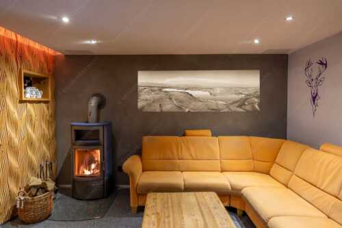 Blick über den Riegsee ins Werdenfelser Land - Im Blauen Land - Größe ca. 180x60cm, Seitenverhältnis 3:1 - Riegsee - weitere Infos unter https://www.kriner-weiermann.de