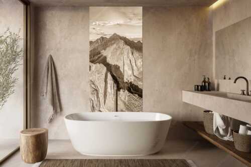 Speckkar und Lafatscher am Halleranger bei erstem Licht nach Gewitter - Karwendel Dome - Größe ca. 100x200cm, Seitenverhältnis 1:2 - Lafatscher im Karwendel - weitere Infos unter https://www.kriner-weiermann.de
