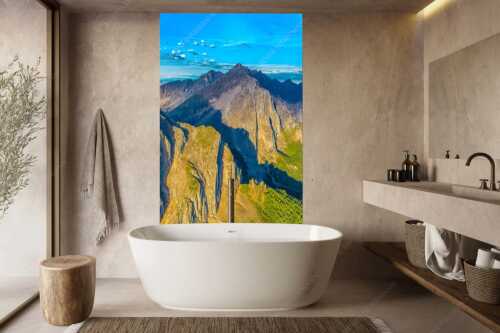 Speckkar und Lafatscher am Halleranger bei erstem Licht nach Gewitter - Karwendel Dome - Größe ca. 160x240cm, Seitenverhältnis 2:3 - Lafatscher im Karwendel - weitere Infos unter https://www.kriner-weiermann.de