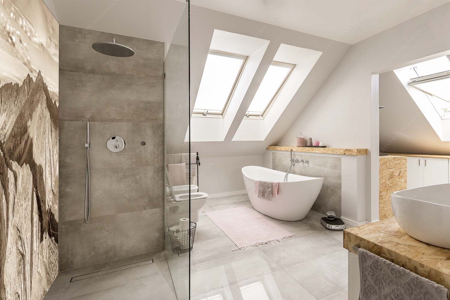 Karwendel Dome – Größe ca. 150x225cm, Seitenverhältnis 2:3 — Lafatscher im Karwendel Speckkar und Lafatscher am Halleranger bei erstem Licht nach Gewitter - Karwendel Dome - Größe ca. 150x225cm, Seitenverhältnis 2:3 - Lafatscher im Karwendel - weitere Infos unter https://www.kriner-weiermann.de