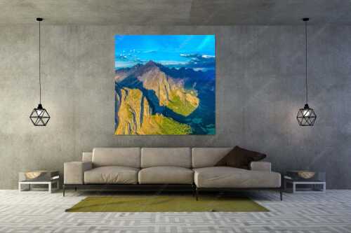 Speckkar und Lafatscher am Halleranger bei erstem Licht nach Gewitter - Karwendel Dome - Größe ca. 160x160cm, Seitenverhältnis 1:1 - Lafatscher im Karwendel - weitere Infos unter https://www.kriner-weiermann.de