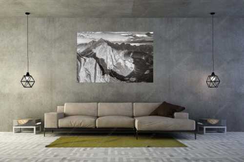 Speckkar und Lafatscher am Halleranger bei erstem Licht nach Gewitter - Karwendel Dome - Größe ca. 180x120cm, Seitenverhältnis 3:2 - Lafatscher im Karwendel - weitere Infos unter https://www.kriner-weiermann.de