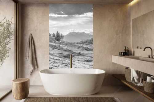 Bergschafe mit Blick von der Kuhalm zum Soierngebirge - Kuhalmschaflan - Größe ca. 160x240cm, Seitenverhältnis 2:3 - Schafe auf der Kuhalm im Estergebirge - weitere Infos unter https://www.kriner-weiermann.de