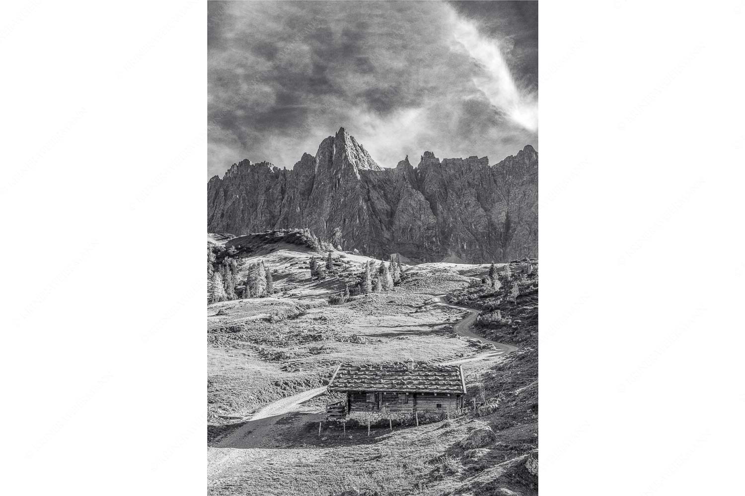 Malerisches Karwendel – Seitenverhältnis 2:3 — Ladizalm im Karwendel Blick über die Ladizalm zur Lalidererspitze im Karwendelgebirge