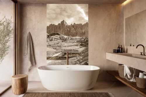 Blick über die Ladizalm zur Lalidererspitze im Karwendelgebirge - Malerisches Karwendel - Größe ca. 160x240cm, Seitenverhältnis 2:3 - Ladizalm im Karwendel - weitere Infos unter https://www.kriner-weiermann.de
