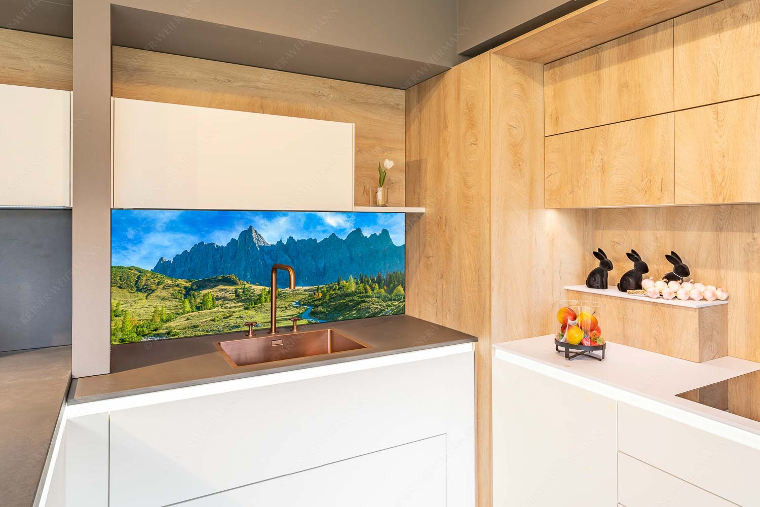 Malerisches Karwendel – Größe ca. 150x60cm, Seitenverhältnis 2,5:1 — Ladizalm im Karwendel Blick über die Ladizalm zur Lalidererspitze im Karwendelgebirge - Malerisches Karwendel - Größe ca. 150x60cm, Seitenverhältnis 2,5:1 - Ladizalm im Karwendel - weitere Infos unter https://www.kriner-weiermann.de