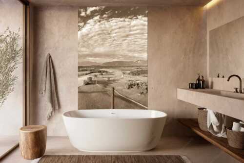 Blick über den Staffelsee zum Estergebirge und den Ammergebirge - Obersee - Größe ca. 160x240cm, Seitenverhältnis 2:3 - Staffelsee - weitere Infos unter https://www.kriner-weiermann.de