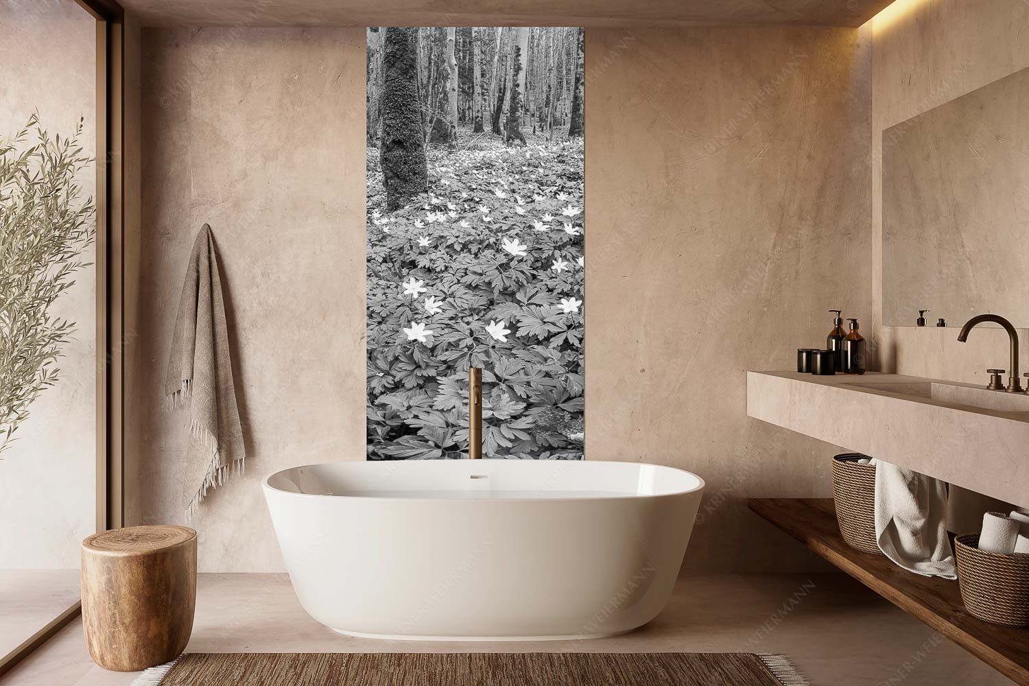 Röschenteppich – Größe ca. 100x200cm, Seitenverhältnis 1:2 — Buschwindröschen Buschwindröschen bei Murnau - Röschenteppich - Größe ca. 100x200cm, Seitenverhältnis 1:2 - Buschwindröschen - weitere Infos unter https://www.kriner-weiermann.de