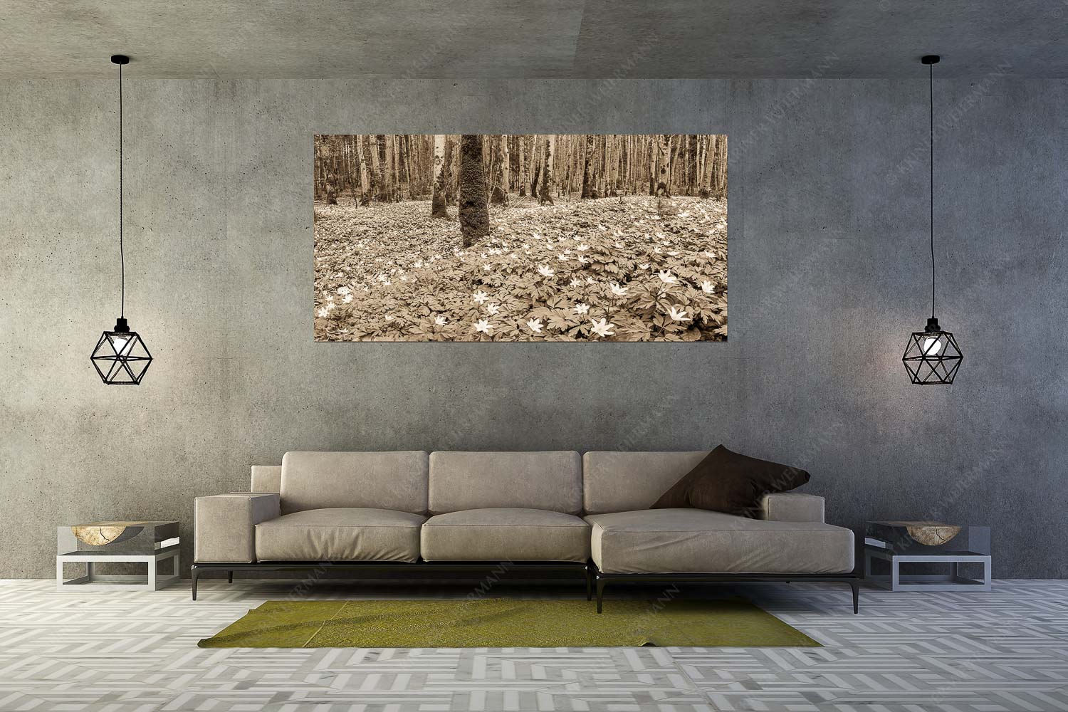 Röschenteppich – Größe ca. 200x100cm, Seitenverhältnis 2:1 — Buschwindröschen Buschwindröschen bei Murnau - Röschenteppich - Größe ca. 200x100cm, Seitenverhältnis 2:1 - Buschwindröschen - weitere Infos unter https://www.kriner-weiermann.de