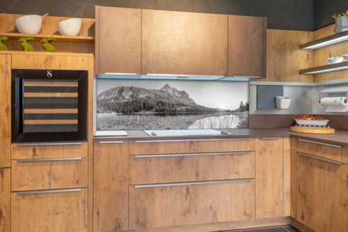Sonnenuntergang am Ferchensee mit Blick zu den Wettersteinspitzen - Ruhige Momente - Größe ca. 180x60cm, Seitenverhältnis 3:1 - Ferchensee mit Wetterstein - weitere Infos unter https://www.kriner-weiermann.de