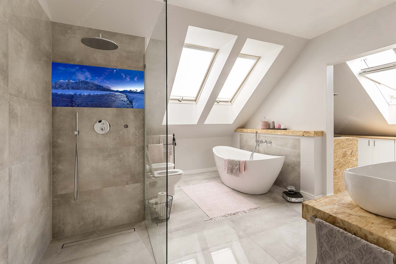 Sau kalt – Größe ca. 100x50cm, Seitenverhältnis 2:1 — Isar Winterabend Isar bei Wallgau mit Blick zum Soierngebirge und den Arnspitzen - Sau kalt - Größe ca. 100x50cm, Seitenverhältnis 2:1 - Isar Winterabend - weitere Infos unter https://www.kriner-weiermann.de