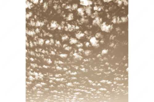 Schäfchenwolken am blauen Abendhimmel - Schäfchen - Seitenverhältnis 1:1 - Schäfchenwolken Blau Weiss - weitere Infos unter https://www.kriner-weiermann.de