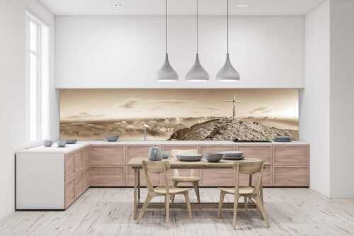 Blick vom Schafreiter ins Karwendelgebirge - Schafreiter Gipfelpanorama - Größe ca. 400x100cm, Seitenverhältnis 4:1 - Schafreuter im Karwendel - weitere Infos unter https://www.kriner-weiermann.de