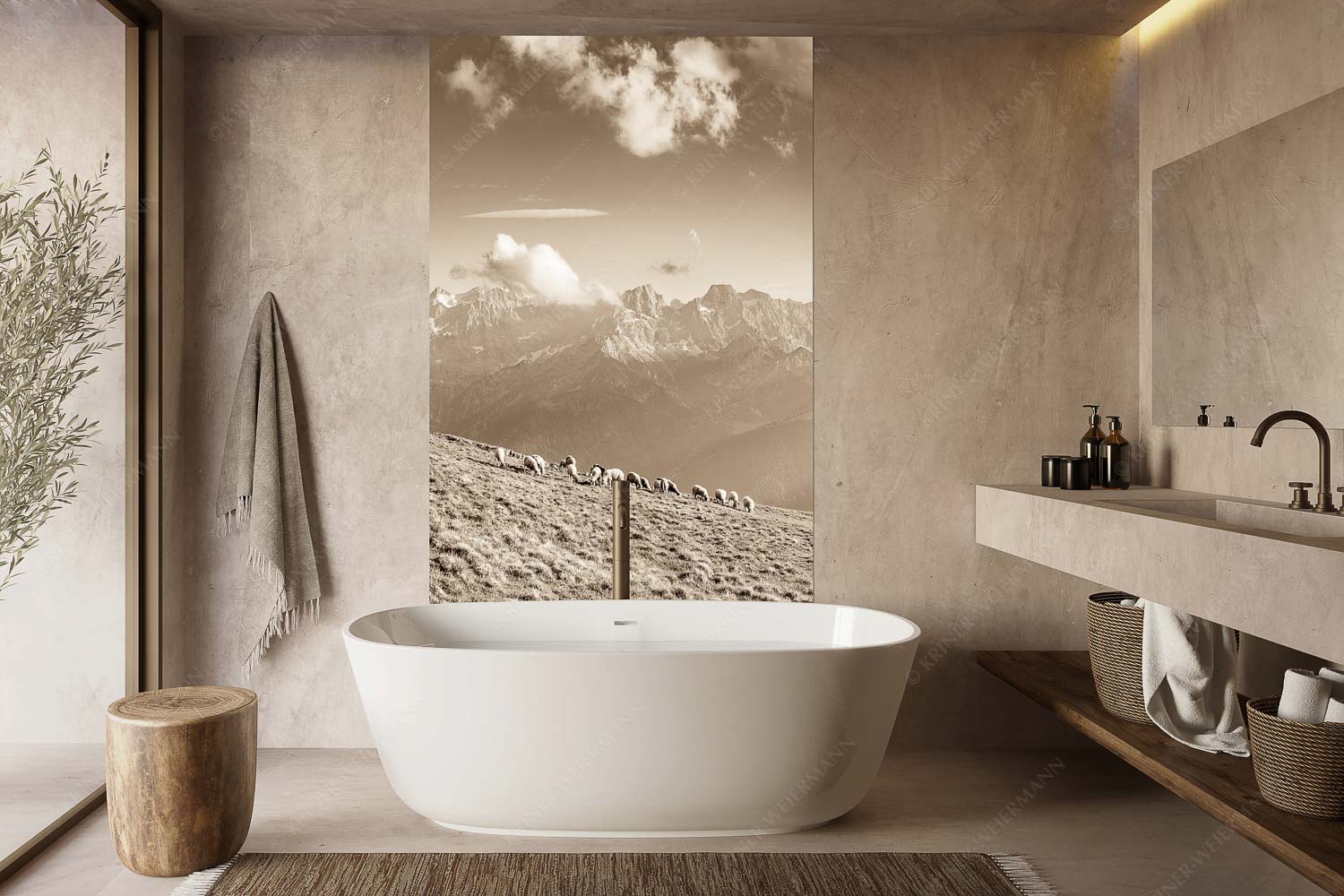 Schönste Karwendelweiden – Größe ca. 160x240cm, Seitenverhältnis 2:3 — Schafe im Karwendel Bergschafe am Schafreiter mit Blick zum Karwendelhauptkamm - Schönste Karwendelweiden - Größe ca. 160x240cm, Seitenverhältnis 2:3 - Schafe im Karwendel - weitere Infos unter https://www.kriner-weiermann.de