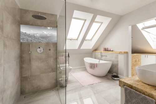 Bergschafe am Schafreiter mit Blick zum Karwendelhauptkamm - Schönste Karwendelweiden - Größe ca. 100x50cm, Seitenverhältnis 2:1 - Schafe im Karwendel - weitere Infos unter https://www.kriner-weiermann.de