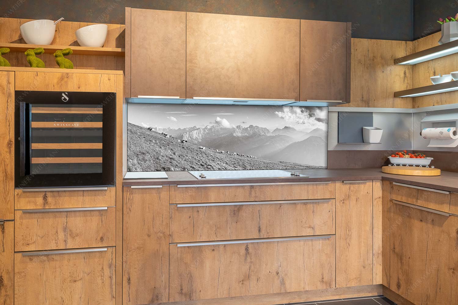 Schönste Karwendelweiden – Größe ca. 180x60cm, Seitenverhältnis 3:1 — Schafe im Karwendel Bergschafe am Schafreiter mit Blick zum Karwendelhauptkamm - Schönste Karwendelweiden - Größe ca. 180x60cm, Seitenverhältnis 3:1 - Schafe im Karwendel - weitere Infos unter https://www.kriner-weiermann.de