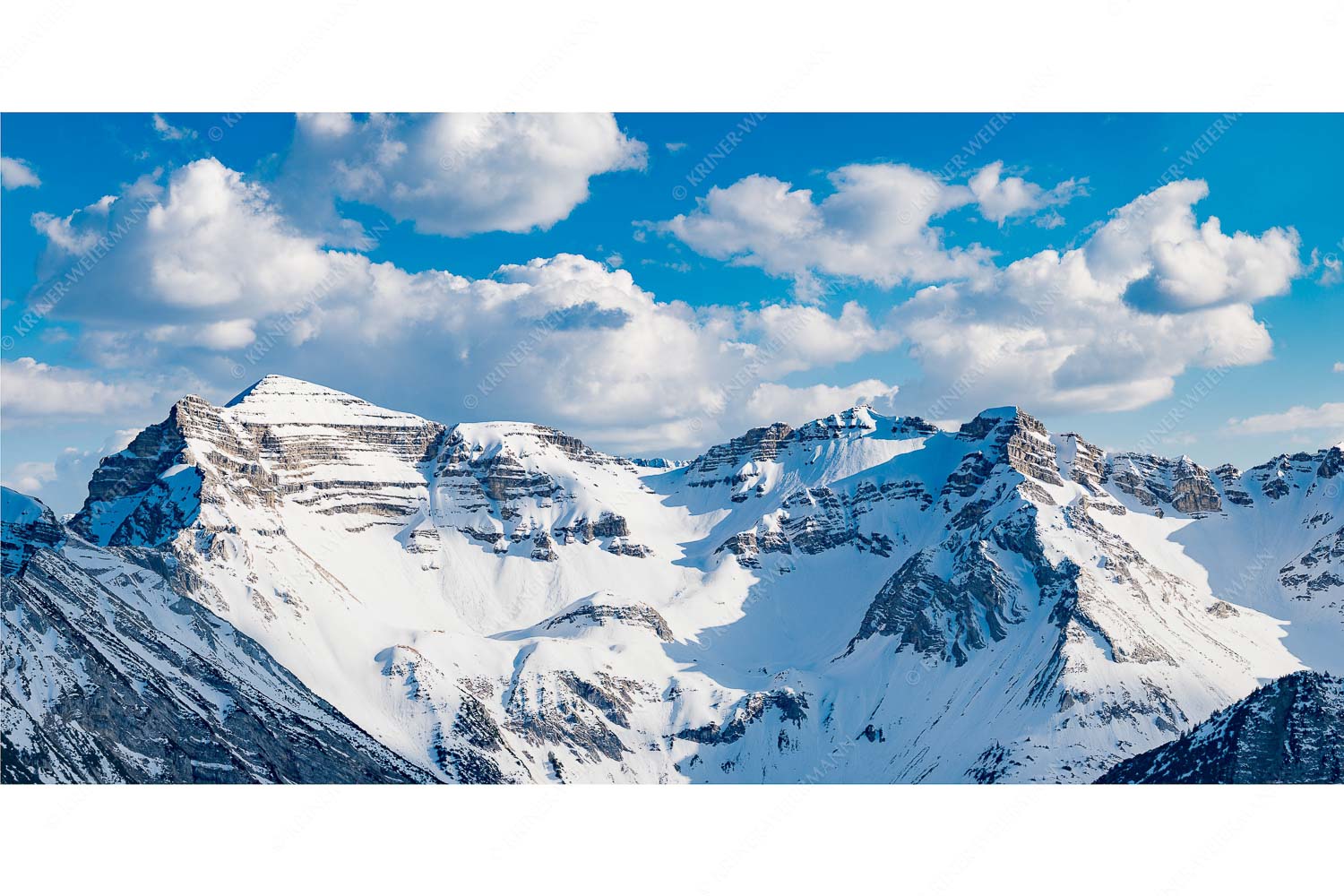 Soiernkessel – Seitenverhältnis 2:1 — Soiernspitze im Winter Blick zur Soiern- und Reissende Lahnspitze im Winter