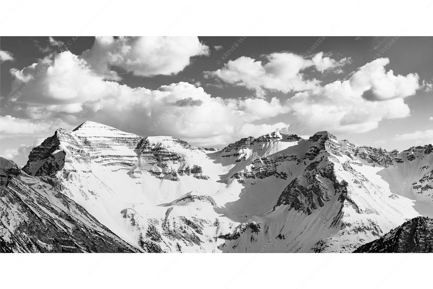 Soiernkessel – Seitenverhältnis 2:1 — Soiernspitze im Winter Blick zur Soiern- und Reissende Lahnspitze im Winter