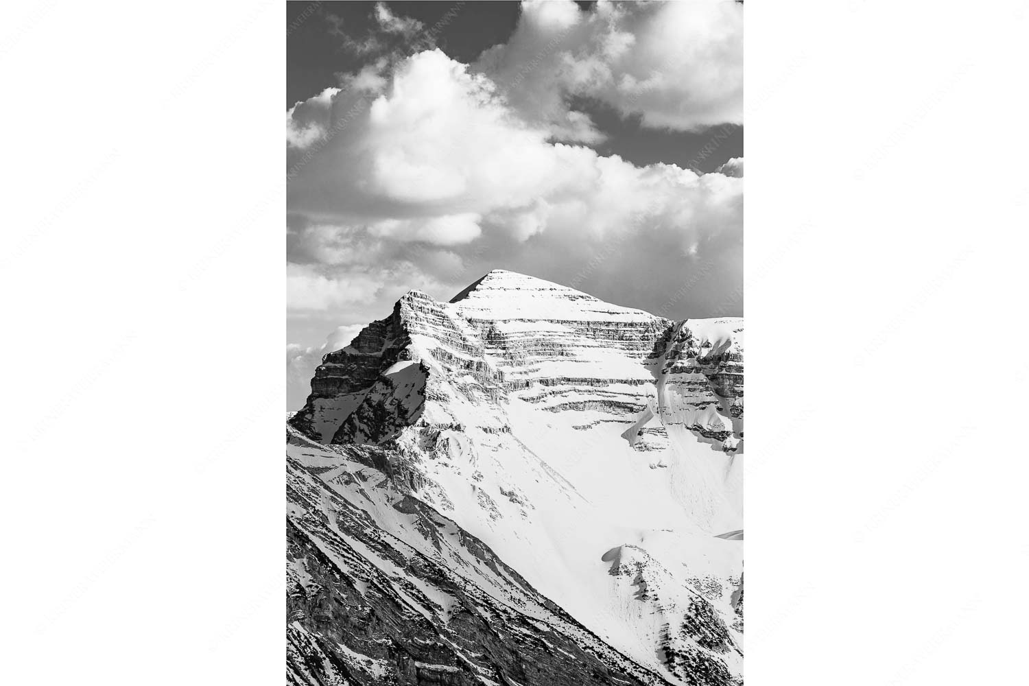 Blick zur Soiern- und Reissende Lahnspitze im Winter