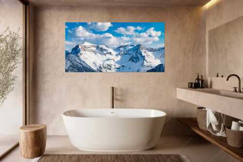 Blick zur Soiern- und Reissende Lahnspitze im Winter - Soiernkessel - Größe ca. 180x90cm, Seitenverhältnis 2:1 - Soiernspitze im Winter - weitere Infos unter https://www.kriner-weiermann.de