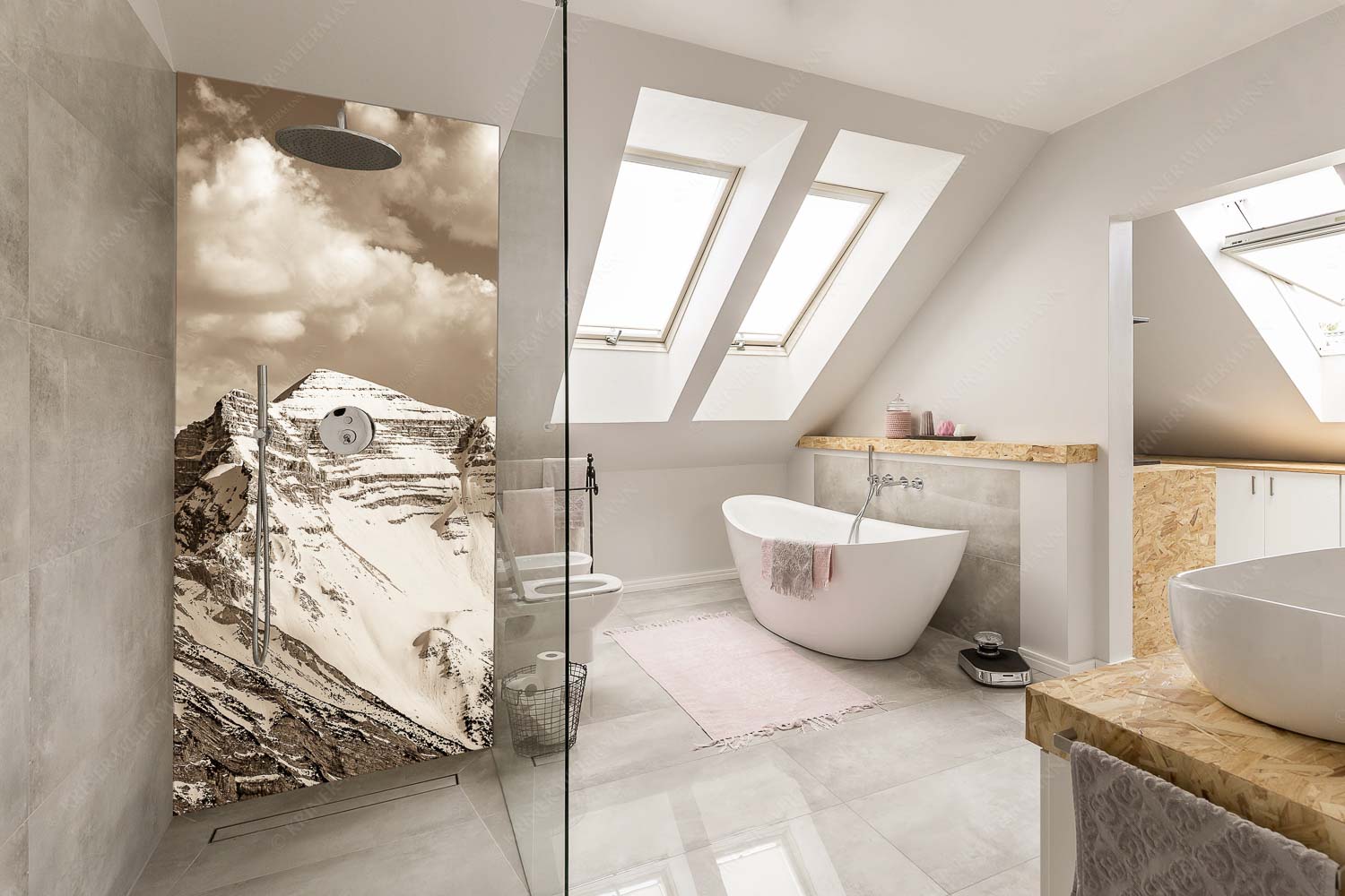 Soiernkessel – Größe ca. 110x220cm, Seitenverhältnis 1:2 — Soiernspitze im Winter Blick zur Soiern- und Reissende Lahnspitze im Winter - Soiernkessel - Größe ca. 110x220cm, Seitenverhältnis 1:2 - Soiernspitze im Winter - weitere Infos unter https://www.kriner-weiermann.de