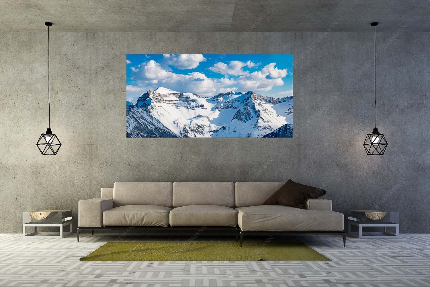 Soiernkessel – Größe ca. 200x100cm, Seitenverhältnis 2:1 — Soiernspitze im Winter Blick zur Soiern- und Reissende Lahnspitze im Winter - Soiernkessel - Größe ca. 200x100cm, Seitenverhältnis 2:1 - Soiernspitze im Winter - weitere Infos unter https://www.kriner-weiermann.de