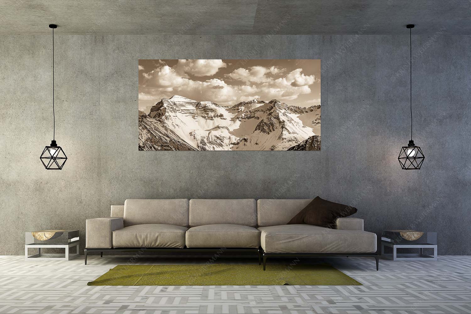 Soiernkessel – Größe ca. 200x100cm, Seitenverhältnis 2:1 — Soiernspitze im Winter Blick zur Soiern- und Reissende Lahnspitze im Winter - Soiernkessel - Größe ca. 200x100cm, Seitenverhältnis 2:1 - Soiernspitze im Winter - weitere Infos unter https://www.kriner-weiermann.de