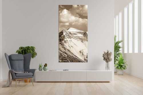 Blick zur Soiern- und Reissende Lahnspitze im Winter - Soiernkessel - Größe ca. 90x180cm, Seitenverhältnis 1:2 - Soiernspitze im Winter - weitere Infos unter https://www.kriner-weiermann.de