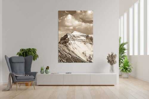 Blick zur Soiern- und Reissende Lahnspitze im Winter - Soiernkessel - Größe ca. 120x180cm, Seitenverhältnis 2:3 - Soiernspitze im Winter - weitere Infos unter https://www.kriner-weiermann.de