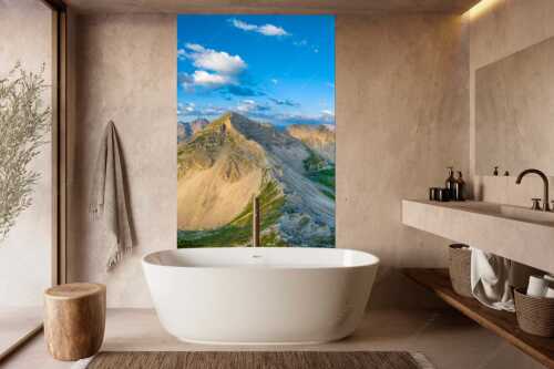 Blick auf Soiernspitze, die Soiernlache und die beiden Soiernseen - Soiernwasser - Größe ca. 160x240cm, Seitenverhältnis 2:3 - Soiernspitze und Soiernseen - weitere Infos unter https://www.kriner-weiermann.de
