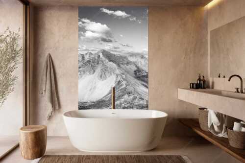 Blick auf Soiernspitze, die Soiernlache und die beiden Soiernseen - Soiernwasser - Größe ca. 160x240cm, Seitenverhältnis 2:3 - Soiernspitze und Soiernseen - weitere Infos unter https://www.kriner-weiermann.de