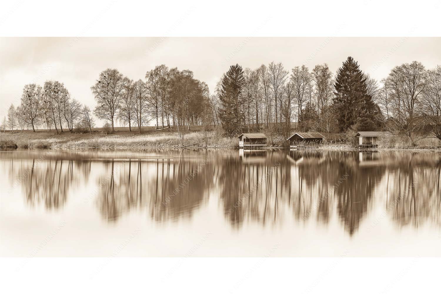 Spiegelungen am Staffelsee in Uffing