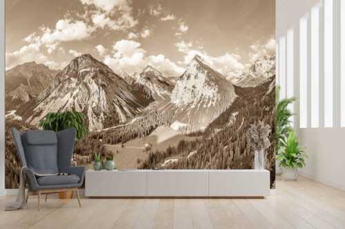 Blick über die Kastenalm im Karwendel ins Roßloch - Übern Kasten - Größe ca. 300x200cm, Seitenverhältnis 3:2 - Kastenalm im Hinterautal - weitere Infos unter https://www.kriner-weiermann.de