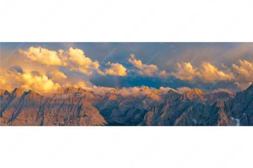Wetterwechsel an der Großen Seekarspitze im Karwendelgebirge - Umschwung - Seitenverhältnis 3:1 - Seekarspitze im Karwendel - weitere Infos unter https://www.kriner-weiermann.de